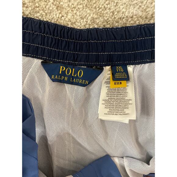 NWT Polo Ralph Lauren Blue Men's Kailua 8.5" Swim Trunks, XXL - Picture 10 of 11